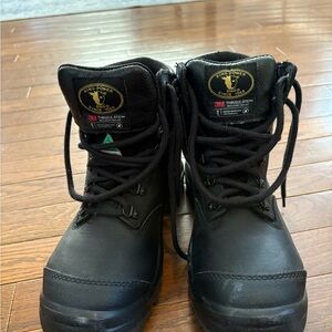 Black Construction Boots